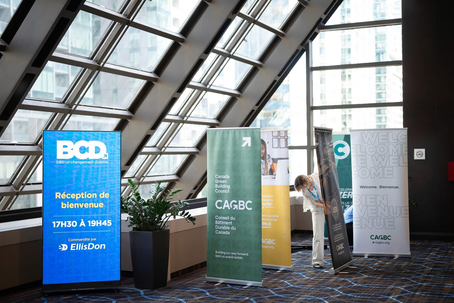 Écrans LED Pixanova au Congrès CAGBC, Centre Sheraton Montréal
