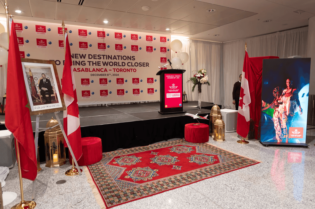 Royal Air Maroc - Inauguration Casablanca–Toronto